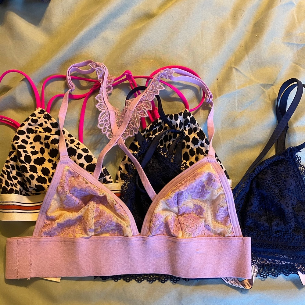 SET OF THREE VICTORIA’S SECRET BRALETTES